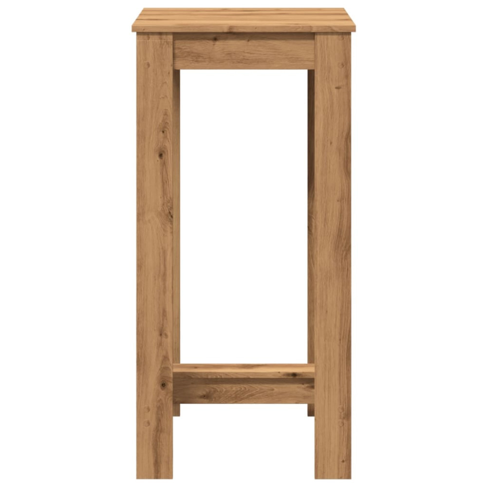 Produktbild för Barbord artisian-ek 51x50x103,5 cm konstruerat trä