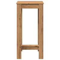 Produktbild för Barbord artisian-ek 51x50x103,5 cm konstruerat trä
