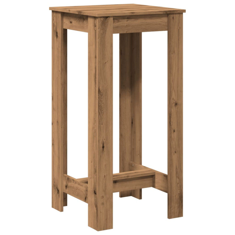 Produktbild för Barbord artisian-ek 51x50x103,5 cm konstruerat trä