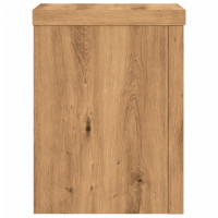 Produktbild för Växtställ 2 st ek 15x15x20 cm konstruerat trä