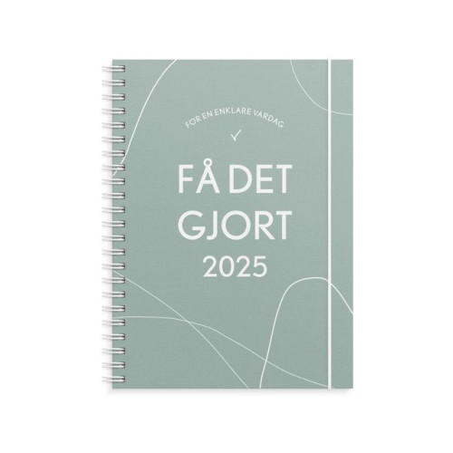 Burde Kalender Få det gjort 2025 grön