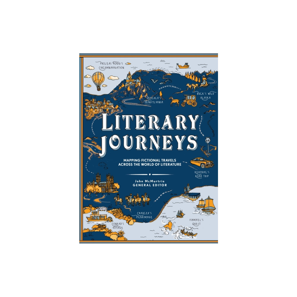 Produktbild för Literary Journeys (inbunden, eng)