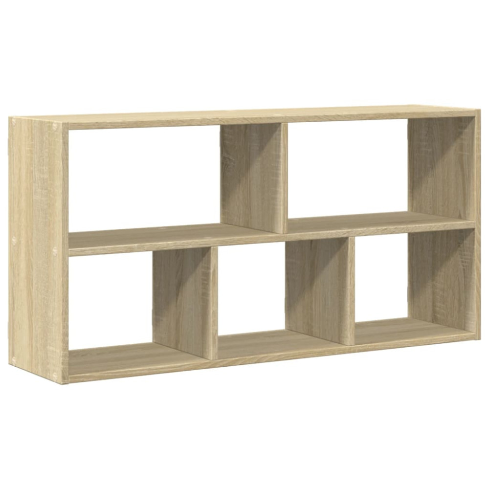 Produktbild för Vägghylla sonoma-ek 100x25x50 cm konstruerat trä