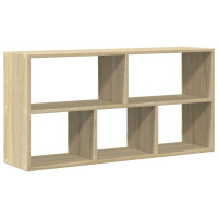 Produktbild för Vägghylla sonoma-ek 100x25x50 cm konstruerat trä