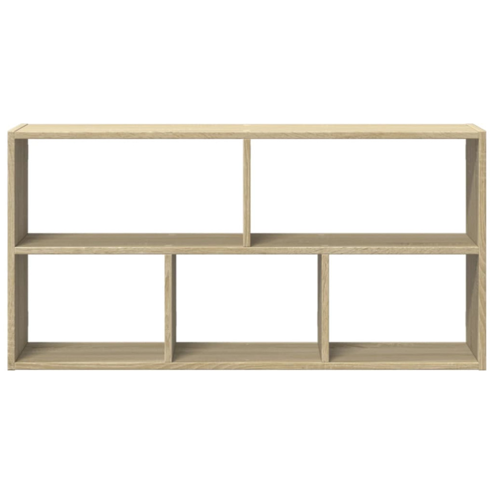 Produktbild för Vägghylla sonoma-ek 100x25x50 cm konstruerat trä