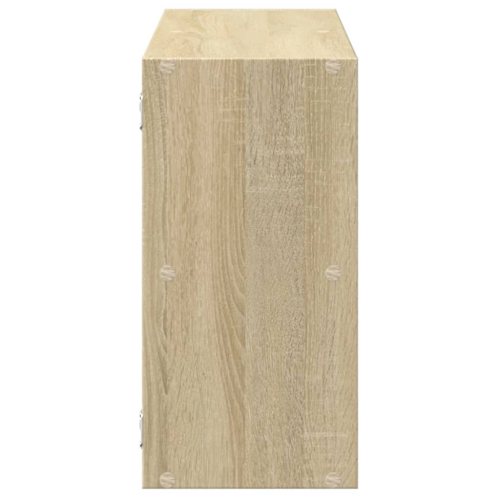 Produktbild för Vägghylla sonoma-ek 100x25x50 cm konstruerat trä