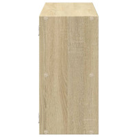 Produktbild för Vägghylla sonoma-ek 100x25x50 cm konstruerat trä