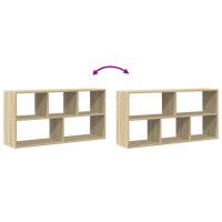 Produktbild för Vägghylla sonoma-ek 100x25x50 cm konstruerat trä