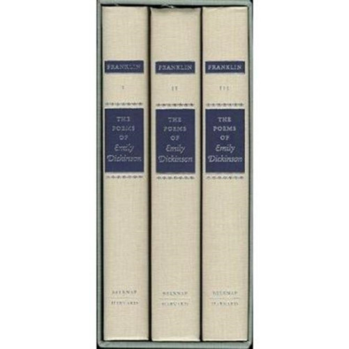 Harvard university press The Poems of Emily Dickinson (inbunden, eng)