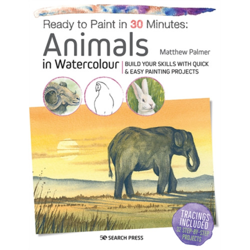 Search Press Ltd Ready to Paint in 30 Minutes: Animals in Watercolour (häftad, eng)