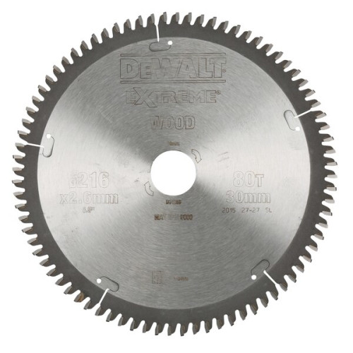 DeWalt DeWALT DT4286-QZ cirkelsågsblad 21,6 cm