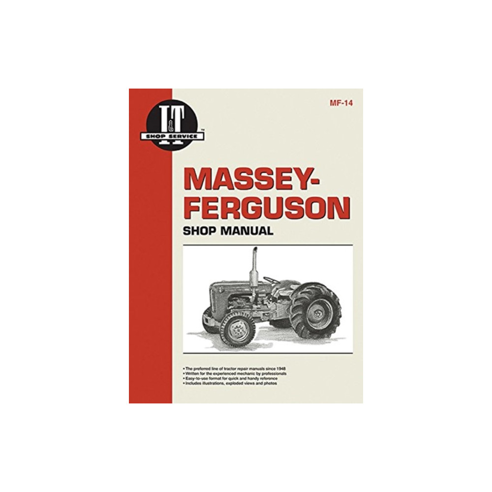 Produktbild för Massey-Ferguson Model MF35 & TO35 Diesel & MF35-MF202 & TO35 Gasoline Tractor Service Repair Manual (häftad, eng)