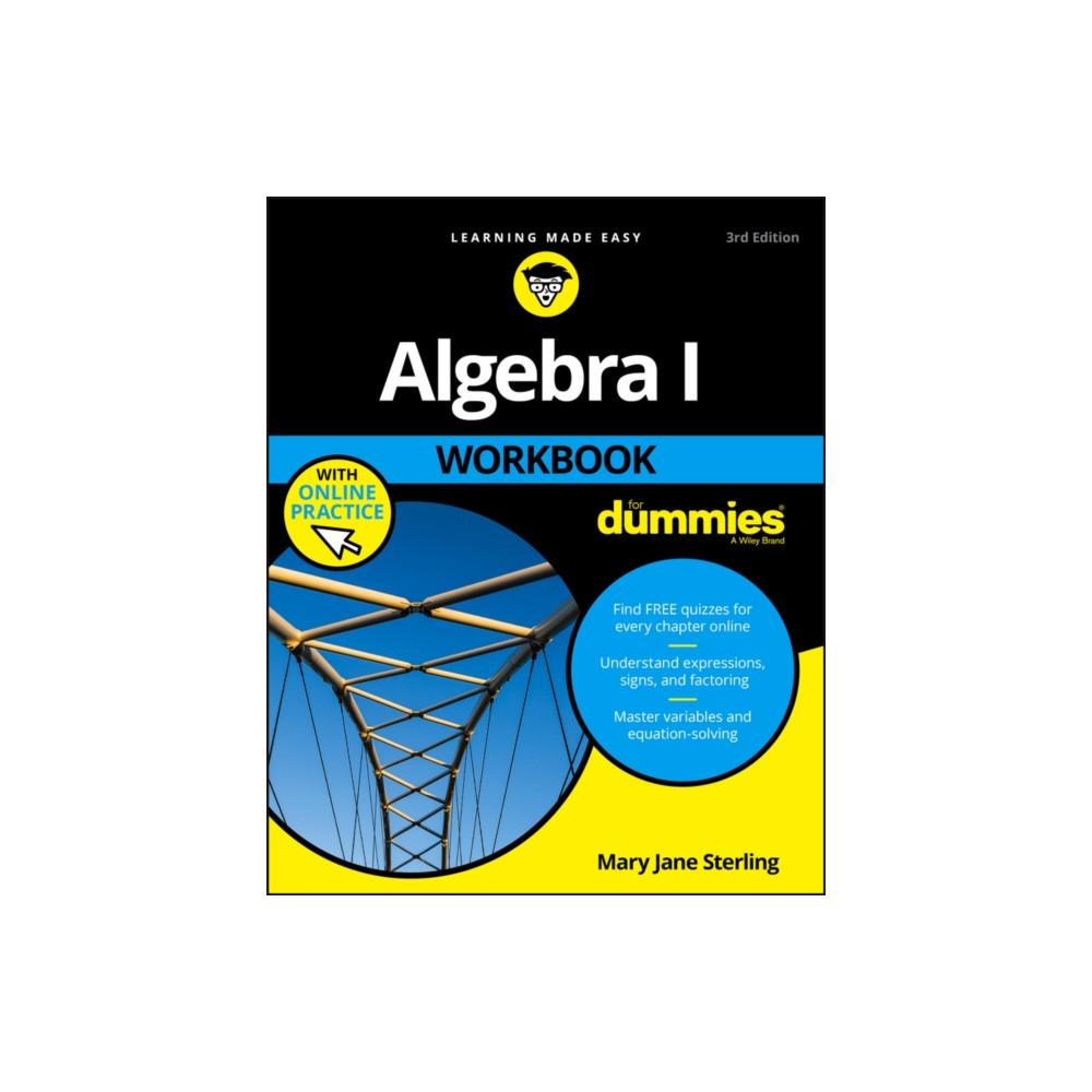 Produktbild för Algebra I Workbook For Dummies (häftad, eng)