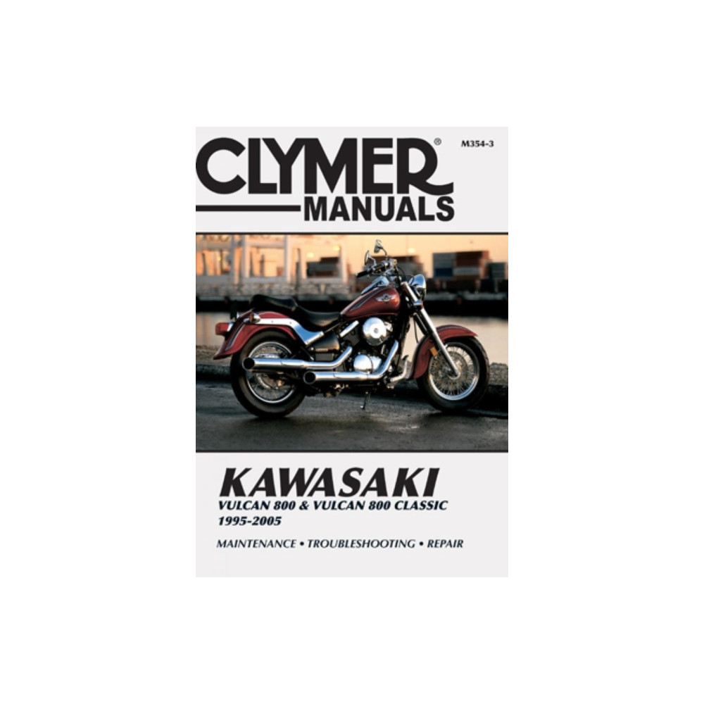 Produktbild för Kawasaki Vulcan 800 & Vulcan 800 Classic Motorcycle (1995-2005) Service Repair Manual (häftad, eng)