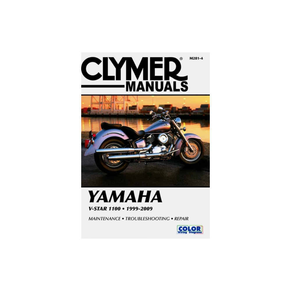 Produktbild för Yamaha V-Star 1100 Series Motorcycle (1999-2009) Service Repair Manual (häftad, eng)