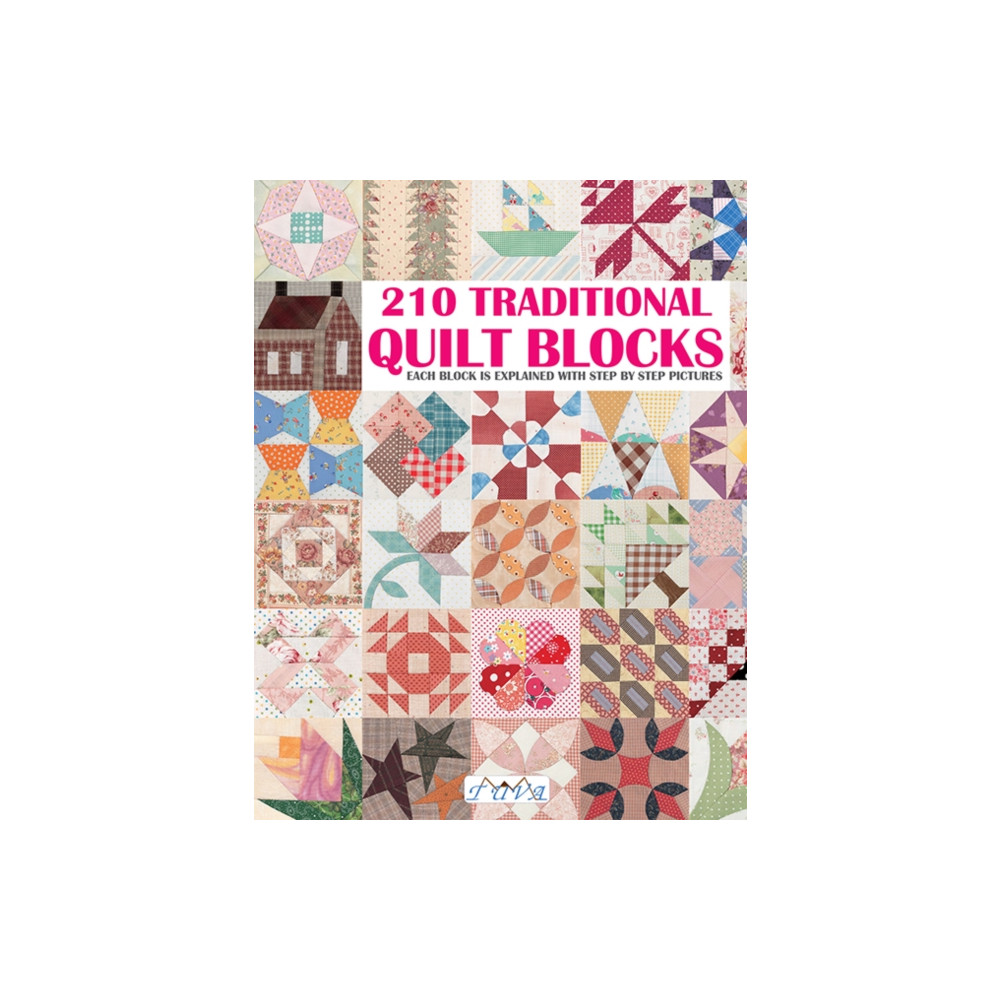 Produktbild för 210 Traditional Quilt Blocks (häftad, eng)