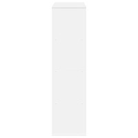 Produktbild för Bokhylla vit 100x33x125,5 cm konstruerat trä
