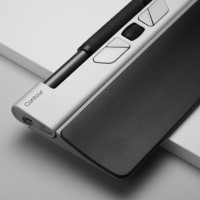 Produktbild för Contour RollerMouse Go - centrerad mus - antibakteriell yta, hög motståndskraft mot desinfektionsmedel - med RollerMouse Go Dock