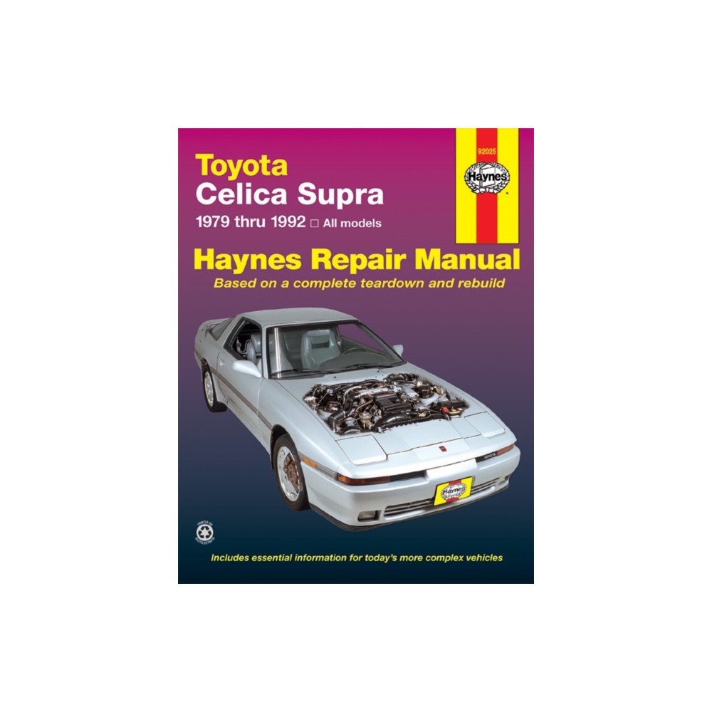 Produktbild för Toyota Celica Supra 1979-1992) Haynes Repair Manual (USA) (häftad, eng)