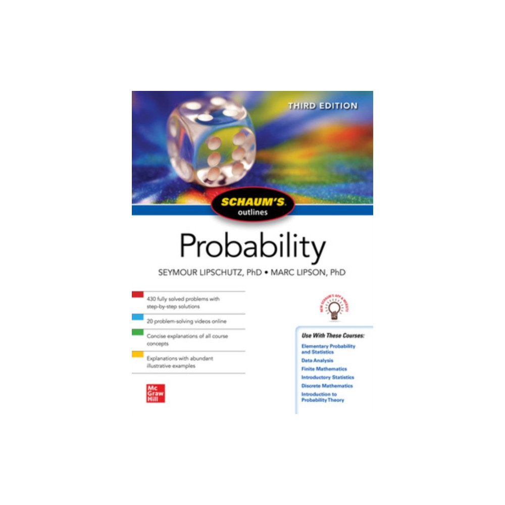 Produktbild för Schaum's Outline of Probability, Third Edition (häftad, eng)