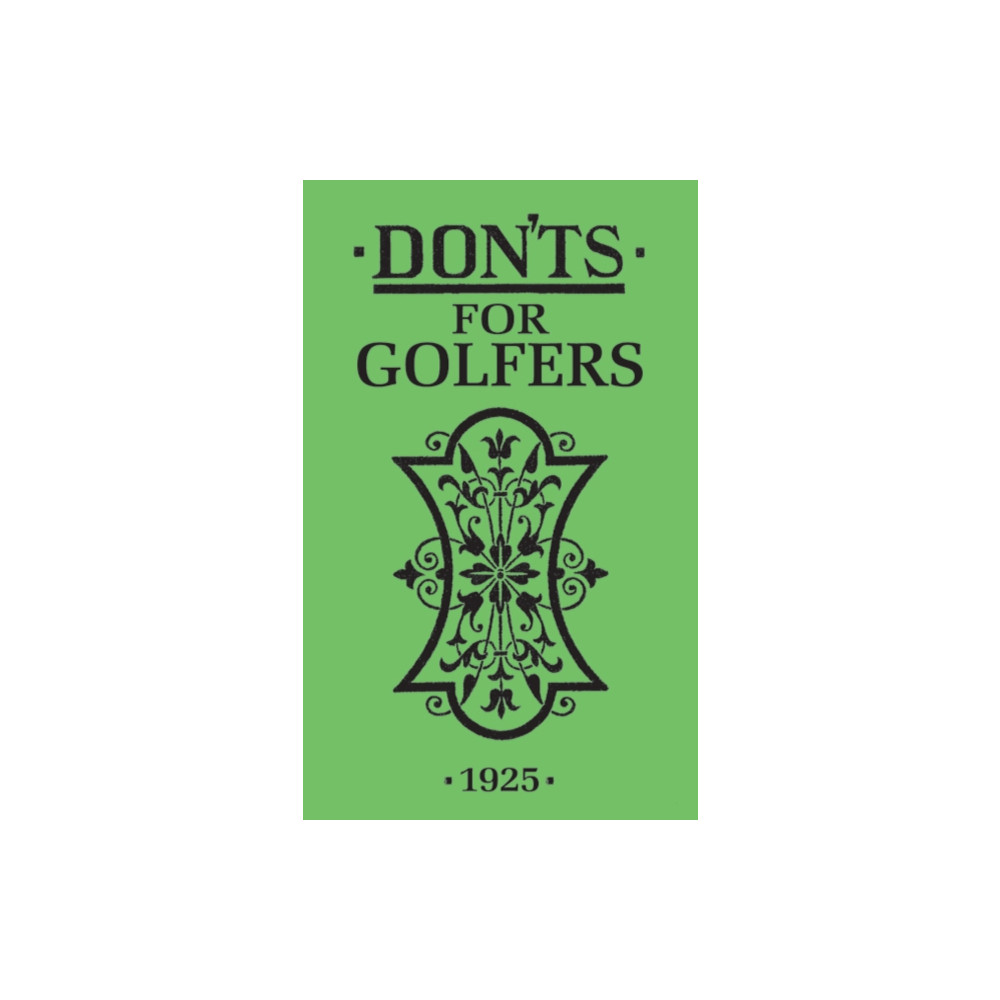 Produktbild för Don'ts for Golfers (inbunden, eng)