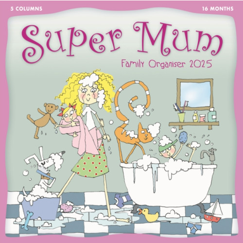 Carousel Calendars Super Mum, Kim Nash Planner Wall Calendar 2025 (häftad, eng)