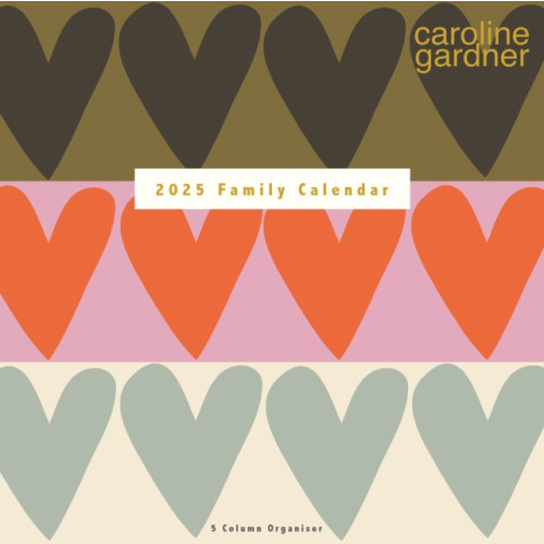 Portico Designs Ltd Caroline Gardner Hearts Planner Wall Calendar 2025 (häftad, eng)