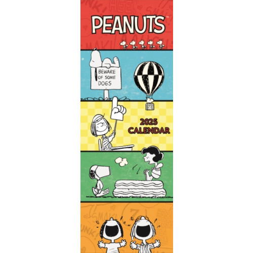 Portico Designs Ltd Peanuts Slim Calendar 2025 (häftad, eng)