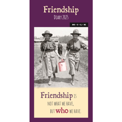 Wpl Gifts Ltd MILK Friendship Slim Diary 2025 (häftad, eng)