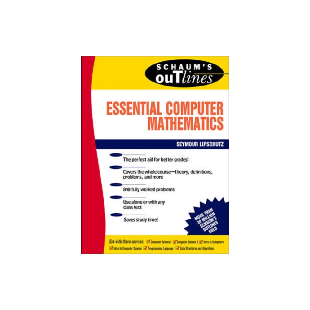 Produktbild för Schaum's Outline of Essential Computer Mathematics (häftad, eng)