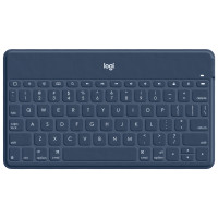 Produktbild för Logitech Keys-To-Go - tangentbord - QWERTY - nordiskt (danska/finska/norska/svenska) - klassisk blå Inmatningsenhet