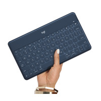 Produktbild för Logitech Keys-To-Go - tangentbord - QWERTY - nordiskt (danska/finska/norska/svenska) - klassisk blå Inmatningsenhet