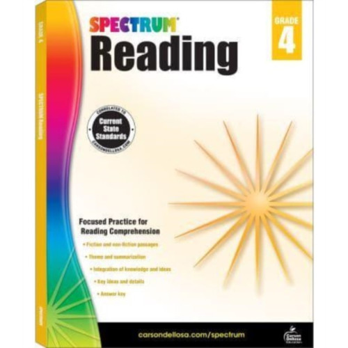 Carson Dellosa Spectrum Reading Workbook Grade 4 (häftad, eng)