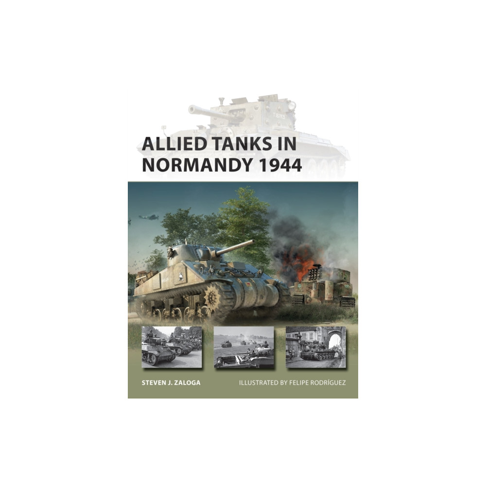 Produktbild för Allied Tanks in Normandy 1944 (häftad, eng)