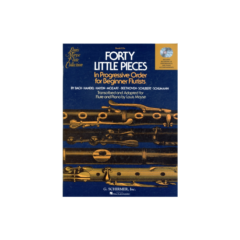 Produktbild för Forty Little Pieces (Book/Online Audio) (häftad, eng)
