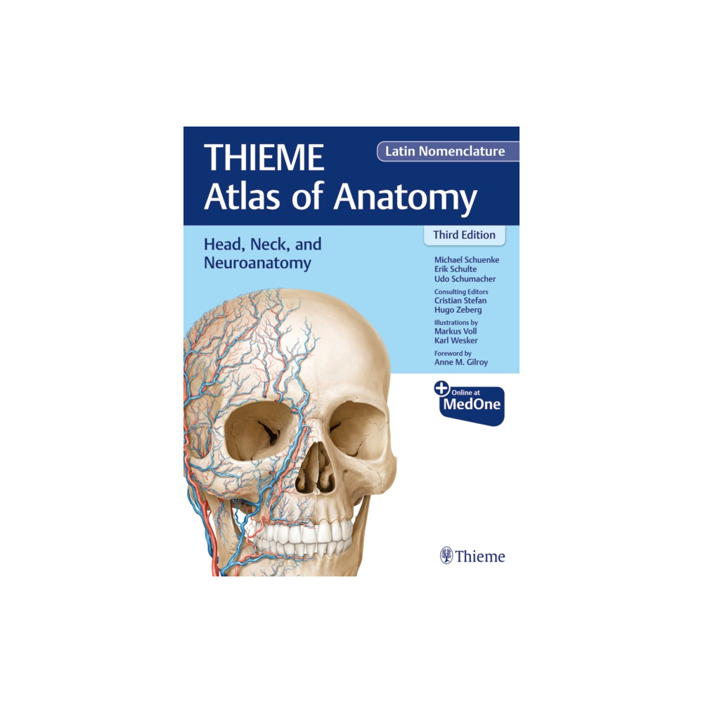 Produktbild för Head, Neck, and Neuroanatomy (THIEME Atlas of Anatomy), Latin Nomenclature (inbunden, eng)