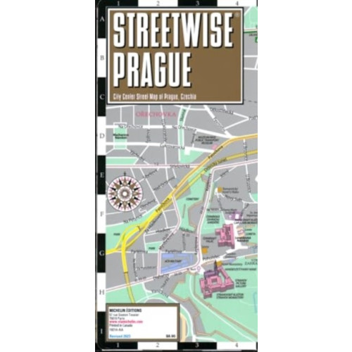 Michelin Editions Des Voyages Streetwise Prague Map - Laminated City Center Street Map of Prague, Czech-Republic