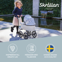 Produktbild för Skrållan Dockvagn Klassisk