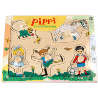 Produktbild för Pippi Pussel med knoppar 5 bitar