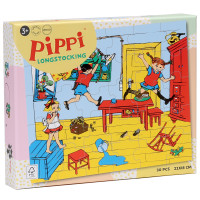 Produktbild för Pippi Träpussel 30 bitar