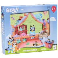 Produktbild för Bluey Träpussel 20 cm