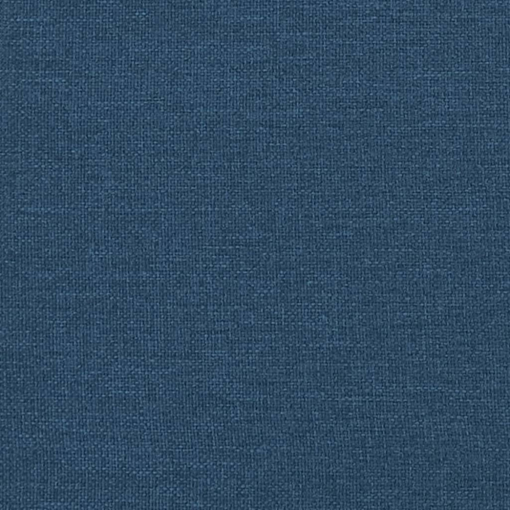 Produktbild för Ramsäng med madrass blå 120x190 cm tyg