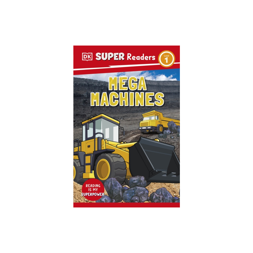 Produktbild för DK Super Readers Level 1 Mega Machines (häftad, eng)