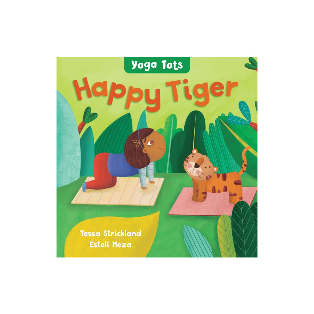 Produktbild för Yoga Tots: Happy Tiger (bok, board book, eng)