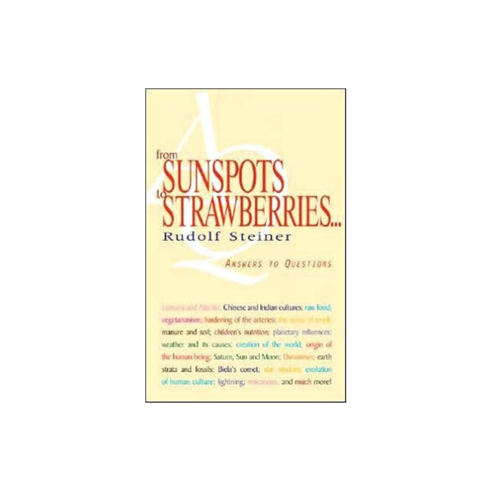 Produktbild för From Sunspots to Strawberries (häftad, eng)