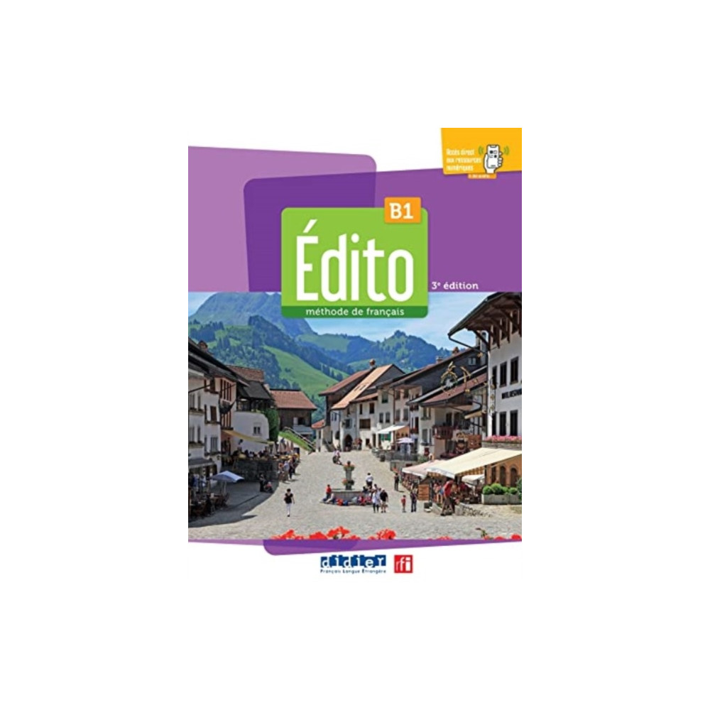 Produktbild för Edito 3e edition B1 (häftad, fre)