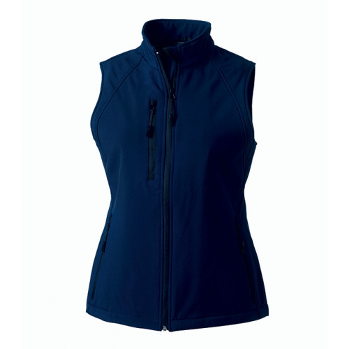 Russell Ladies Soft Shell Gilet French Navy