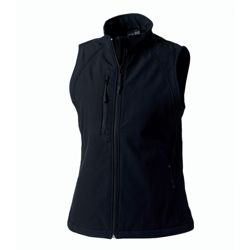 Russell Ladies Soft Shell Gilet Black