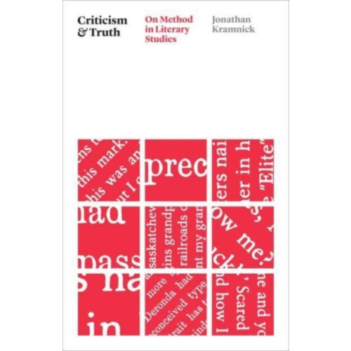 The university of chicago press Criticism and Truth (häftad, eng)