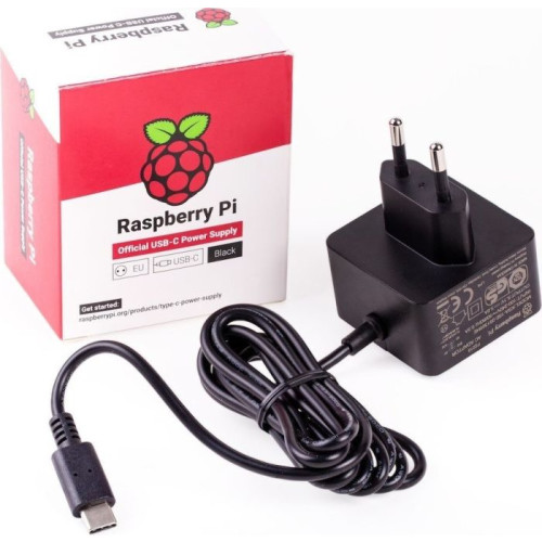 Raspberry Pi Foundation Raspberry Pi RPI PS 15W BK EU eladaptrar inomhus 15,3 W Svart